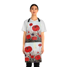 Load image into Gallery viewer, Apron - lightweight, silky finish 100% polyester, two front pockets. Many original artwork designs by Kerry Sandhu Art