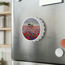 Load image into Gallery viewer, Plastic exterior w/ metallic bottom, magnetic back, 2 different opening mechanisms, matte finish. Art by Kerry Sandhu Art