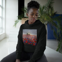 Load image into Gallery viewer, Hoodie 80/20 cotton/polyester anti-pill fleece, has a kangaroo pocket, sleeve cuff ribbing & is preshrunk by Kerry Sandhu Art