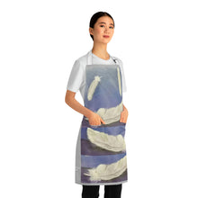 Load image into Gallery viewer, Apron - lightweight, silky finish 100% polyester, two front pockets. Many original artwork designs by Kerry Sandhu Art
