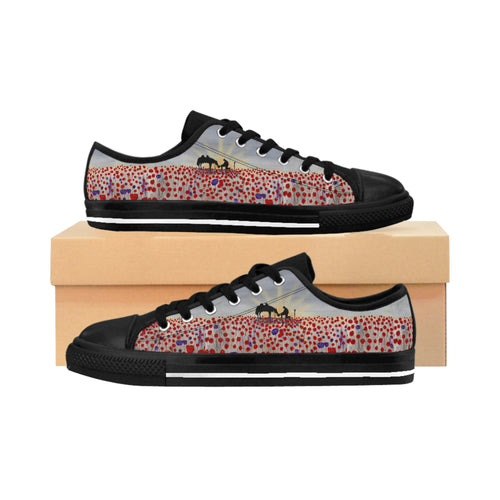 Extremely comfortable canvas sneakers with a high quality print are made to last and to impress by Kerry Sandhu Art