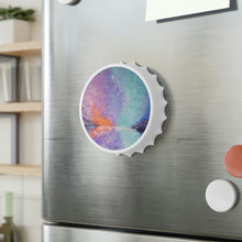 Load image into Gallery viewer, Plastic exterior w/ metallic bottom, magnetic back, 2 different opening mechanisms, matte finish. Art by Kerry Sandhu Art