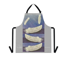 Load image into Gallery viewer, Apron - lightweight, silky finish 100% polyester, two front pockets. Many original artwork designs by Kerry Sandhu Art
