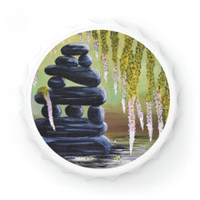 Load image into Gallery viewer, Plastic exterior w/ metallic bottom, magnetic back, 2 different opening mechanisms, matte finish. Art by Kerry Sandhu Art