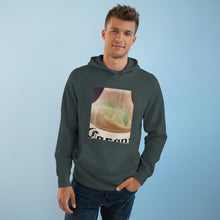 Load image into Gallery viewer, Hoodie 80/20 cotton/polyester anti-pill fleece, has a kangaroo pocket, sleeve cuff ribbing & is preshrunk by Kerry Sandhu Art