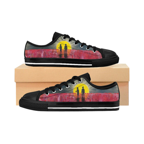Extremely comfortable canvas sneakers with a high quality print are made to last and to impress by Kerry Sandhu Art