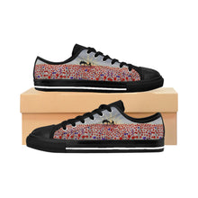 Load image into Gallery viewer, Extremely comfortable canvas sneakers with a high quality print are made to last and to impress by Kerry Sandhu Art