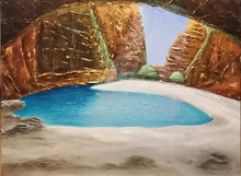 Load image into Gallery viewer, Original painting of Cathedral Gorge in the North West Region of Western Australia