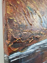 Load image into Gallery viewer, Original painting of Horizontal Falls in the North West of Western Australia and it's reflection in the water by Kerry Sandhu Art