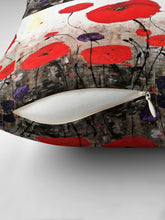 Load image into Gallery viewer, Indoor cushion covers, 100% Polyester cover, double sided print, concealed zip. Original artwork designs by Kerry Sandhu Art