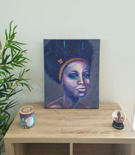 Load image into Gallery viewer, Original portrait painting of an african american woman by Kerry Sandhu Art