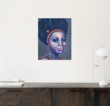 Load image into Gallery viewer, Original portrait painting of an african american woman by Kerry Sandhu Art