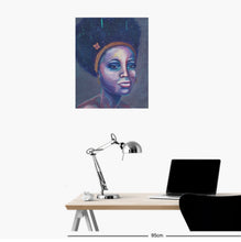 Load image into Gallery viewer, Original portrait painting of an african american woman by Kerry Sandhu Art