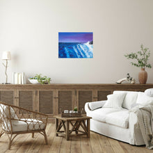 Load image into Gallery viewer, Original painting of crashing waves at sunset by Kerry Sandhu Art