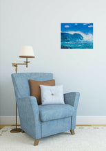 Load image into Gallery viewer, Original painting of a crashing wave over a reef by Kerry Sandhu Art