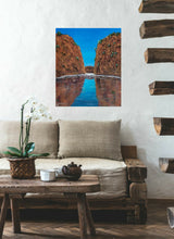 Load image into Gallery viewer, Original painting of Horizontal Falls in the North West of Western Australia and it's reflection in the water by Kerry Sandhu Art