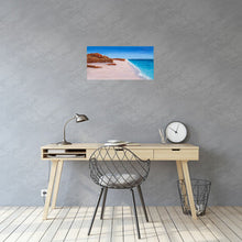 Load image into Gallery viewer, The uniqueness of the red Australian Outback meeting the turquoise blue waters of the Indian Ocean, by Kerry Sandhu Art