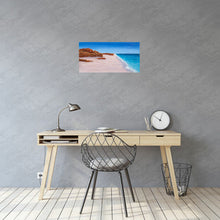 Load image into Gallery viewer, The uniqueness of the red Australian Outback meeting the turquoise blue waters of the Indian Ocean, by Kerry Sandhu Art