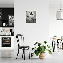 Load image into Gallery viewer, Original painting of a murder of crows flying and perched