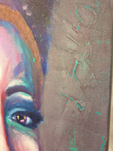 Load image into Gallery viewer, Original portrait painting of an african american woman by Kerry Sandhu Art