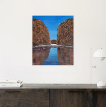 Load image into Gallery viewer, Original painting of Horizontal Falls in the North West of Western Australia and it's reflection in the water by Kerry Sandhu Art