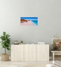 Load image into Gallery viewer, The uniqueness of the red Australian Outback meeting the turquoise blue waters of the Indian Ocean, by Kerry Sandhu Art