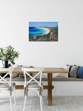 Load image into Gallery viewer, Original painting Quokkas overlooking Pinky's Beach & Bathurst Lighthouse, Rottnest Island, Western Australia by Kerry Sandhu Art