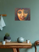Load image into Gallery viewer, Original close-up portrait painting of an African American woman by Kerry Sandhu Art