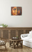 Load image into Gallery viewer, Original artwork of a closeup portrait of an aboriginal woman by Kerry Sandhu Art