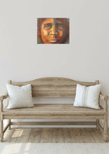 Load image into Gallery viewer, Original artwork of a closeup portrait of an aboriginal woman by Kerry Sandhu Art