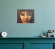 Load image into Gallery viewer, Original close-up portrait painting of an African American woman by Kerry Sandhu Art