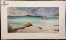 Load image into Gallery viewer, Original painting of a tranquil ocean/ beach scene in Denmark in the South West of Western Australia giclee print