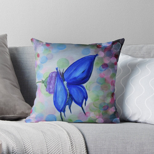 Indoor cushion covers, 100% Polyester cover, double sided print, concealed zip. Original artwork designs by Kerry Sandhu Art