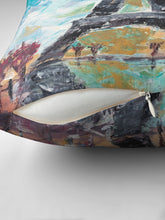 Load image into Gallery viewer, Indoor cushion covers, 100% Polyester cover, double sided print, concealed zip. Original artwork designs by Kerry Sandhu Art