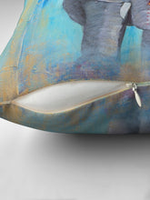 Load image into Gallery viewer, Indoor cushion covers, 100% Polyester cover, double sided print, concealed zip. Original artwork designs by Kerry Sandhu Art