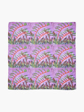 Load image into Gallery viewer, Original painting of kangaroo paw plants on a large square 140 x 140cm scarf / wrap / shawl