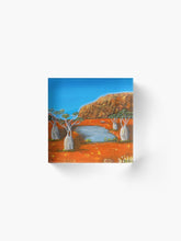 Load image into Gallery viewer, Vibrant back mounted photographic prints, 2.5cm thick solid free-standing acrylic block. Original artwork by Kerry Sandhu Art