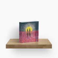 Load image into Gallery viewer, Vibrant back mounted photographic prints, 2.5cm thick solid free-standing acrylic block. Original artwork by Kerry Sandhu Art
