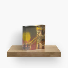 Load image into Gallery viewer, Vibrant back mounted photographic prints, 2.5cm thick solid free-standing acrylic block. Original artwork by Kerry Sandhu Art