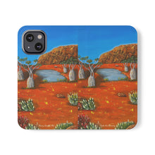 Load image into Gallery viewer, Beds Are Burning - PHONE CASE WALLET - by Kerry Sandhu Art
