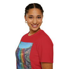 Load image into Gallery viewer, T-Shirt made from very soft materials, no side seams. Feels like bliss to wear! Many designs by Kerry Sandhu Art
