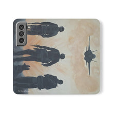 Load image into Gallery viewer, The Dust of Uruzgan (with Jet) - PHONE CASE WALLET for Samsung &amp; iPhones - Designed from original Anzac Day artwork
