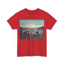 Load image into Gallery viewer, The Band Played Waltzing Matilda - Unisex HEAVY COTTON TEE - by Kerry Sandhu Art
