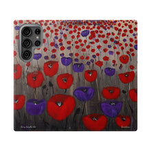 Load image into Gallery viewer, Benedictus (Poppies Only) - PHONE CASE WALLET - by Kerry Sandhu Art
