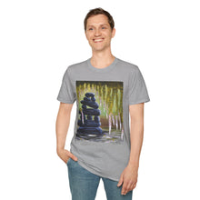 Load image into Gallery viewer, T-Shirt made from very soft materials, no side seams. Feels like bliss to wear! Many designs by Kerry Sandhu Art

