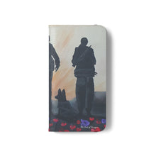 Load image into Gallery viewer, The Dust of Uruzgan (with Poppies) - PHONE CASE WALLET - by Kerry Sandhu Art

