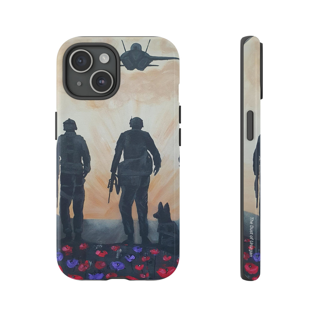 The Dust of Uruzgan - TOUGH PHONE CASES for Samsung & iPhones - Designed from original Anzac Day artwork