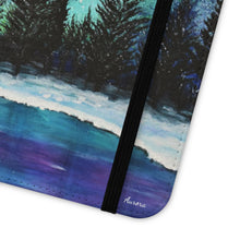 Load image into Gallery viewer, Aurora - PHONE CASE WALLET for Samsung &amp; iPhones - by Kerry Sandhu Art
