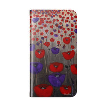 Load image into Gallery viewer, Benedictus (Poppies Only) - PHONE CASE WALLET - by Kerry Sandhu Art
