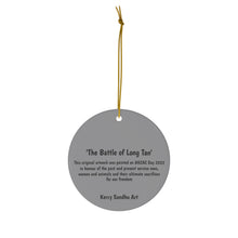 Load image into Gallery viewer, The Battle of Long Tan - CERAMIC ORNAMENT - Designed from Original ANZAC Day artwork
